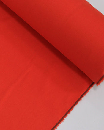 Tecido Linho Misto Rústico com Elastano Vermelho Vivo