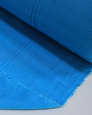 Tecido Viscose Texturizada Listras Verticais Brocadas Azul Capri