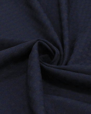 Tecido Viscose Mista Brocada Micro Quadriculada Preto