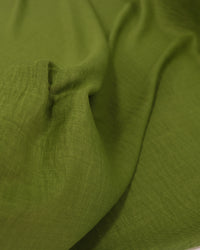 Tecido Crepe Duna Texturizado Verde Oliva