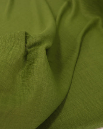 Tecido Crepe Duna Texturizado Verde Oliva