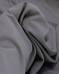 Tecido Crepe Texturizado com Elastano Cinza