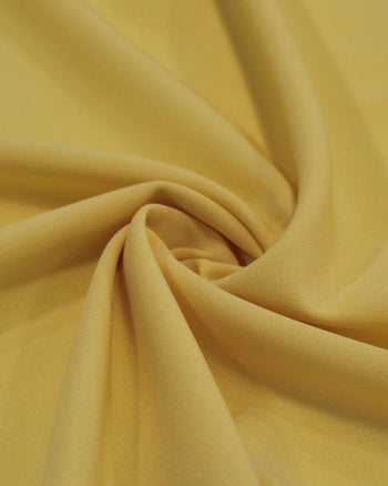 Tecido Crepe Texturizado com Elastano Amarelo Requinte