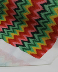 Tecido Linho Misto Premium Lisras em Chevron Colorido