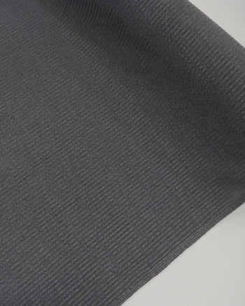 Tecido Malha Tricot Canelada Grossa Cinza Chumbo