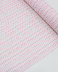 Tecido Crepe Koshibo Leve Listrado Tons de Rosa