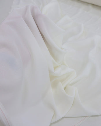 Tecido Crepe Texturizado com Elastano Offwhite
