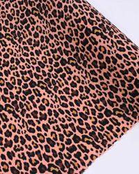 Tecido Viscose Animal Print Clássico Rosa Chá