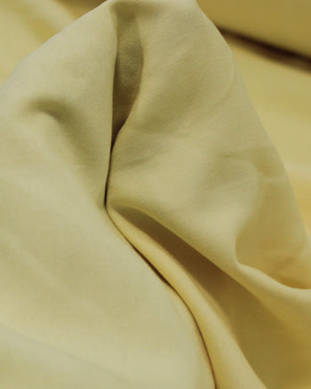 Tecido Alfaiataria de Viscose Amarelo Manteiga
