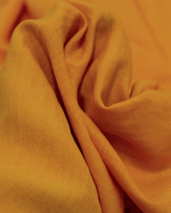 Tecido Crepe Duna Texturizado Açafrão