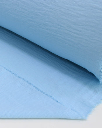 Tecido Crepe Duna Azul Bebê