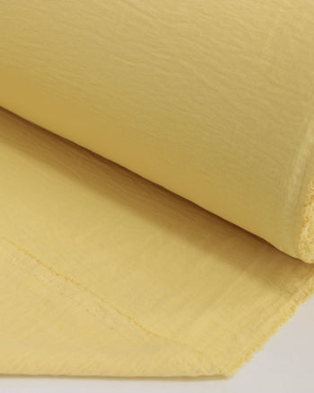 Tecido Crepe Duna Amarelo Amarelo Manteiga