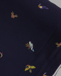 Tecido Viscose Premium Animais e Guaraná Colorido e Preto