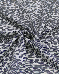 Tecido Tricoline Animal Print Digital P/B