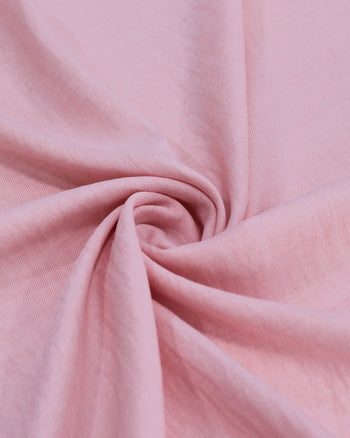 Tecido Crepe Duna Texturizado Rosa Bebê