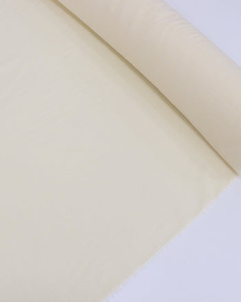 Tecido Tricoline Verano Flamê Listras Finas Branco e Amarelo