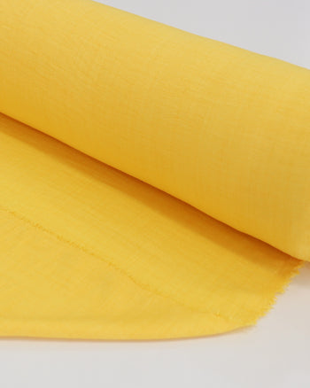 Tecido Crepe Duna Texturizado Amarelo