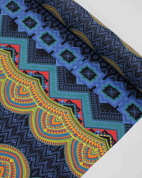 Tecido Tactel Fino Multi Barrado Vertical Estampado Colorido