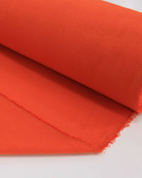 Tecido Linho Misto Rústico Laranja Neon