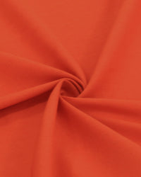 Tecido Linho Misto Rústico Laranja Neon