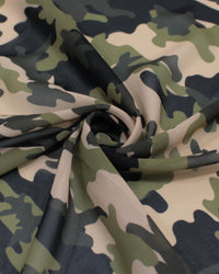 Tecido Crepe Chiffon Italiano Estampa Camuflada