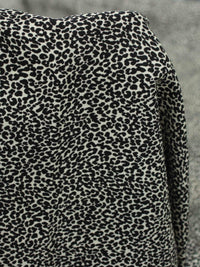 Tecido Crepe Italiano Micro Animal Print