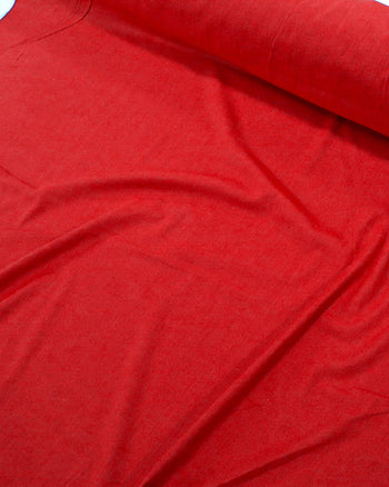 Tecido Linho Misto Rústico Vermelho