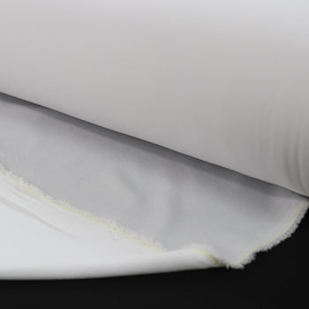 Tecido Crepe Salinas Sarjado Branco