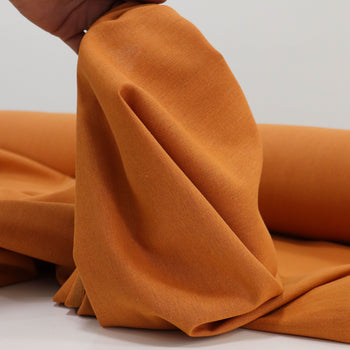 Tecido Linho Misto Rústico Ferrugem