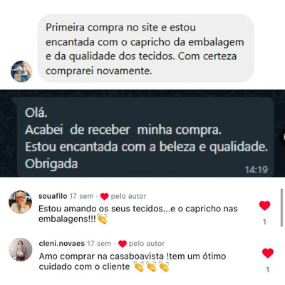 Depoimento de cliente satisfeito