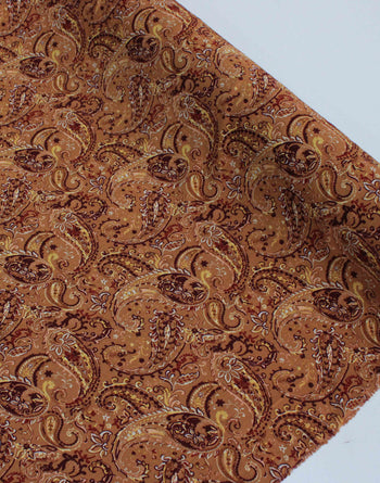Tecido Viscose Texturizada Cashmere Tons Terrosos