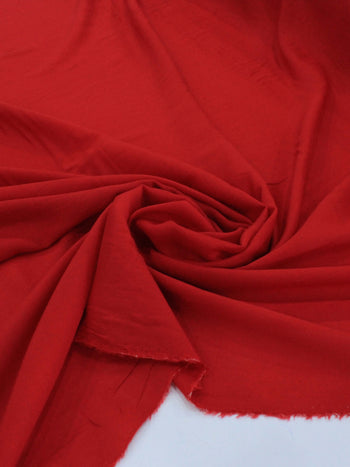 Tecido Cambraia de Viscose Vermelho Rubi
