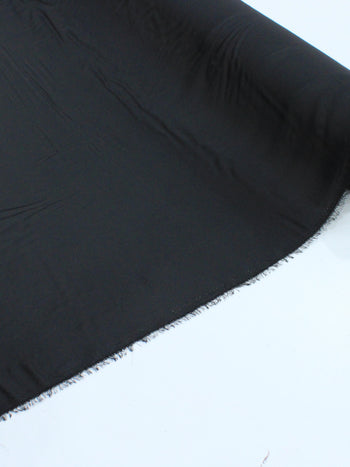 Tecido Crepe Bubble Acetinado Preto