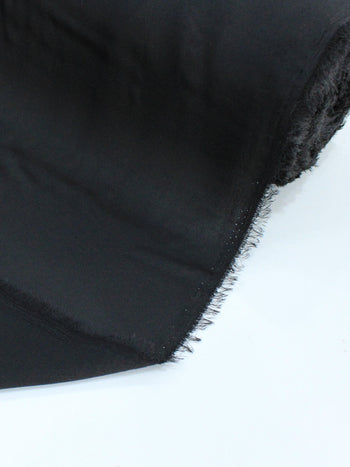 Tecido Crepe Bubble Acetinado Preto