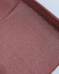 Tecido Crepe Chiffon com Foil Animal Print Marsala