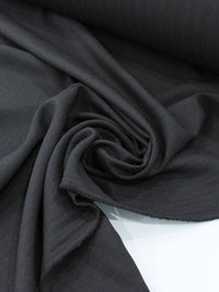 Tecido Alfaiataria de Inverno Risca de Giz Preto