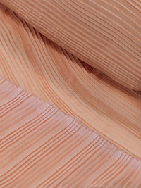 Tecido Crepe Plissado Salmão