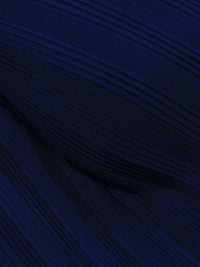 Tecido Crepe Plissado Azul Marinho