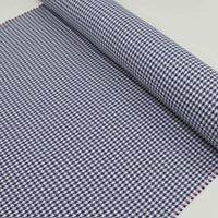 Tecido Tweed Pied Poule Branco e Azul