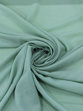 Tecido Crepe Bubble Com Elastano Verde Menta